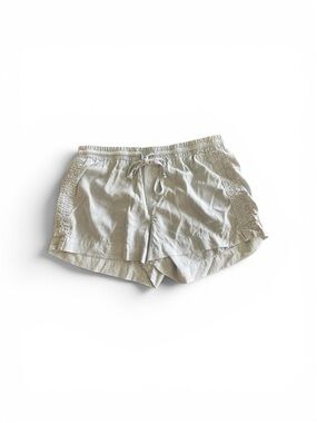 Bella Dahl Grey Tencel Shorts Small Elastic Waist Drawstring